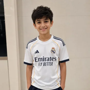 طقم ولادي رياضي بتصميم ريال مدريد second