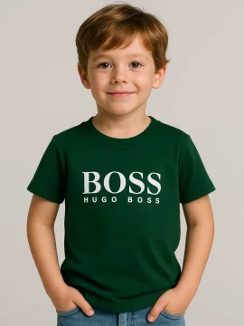 تيشيرت أولادي Boss كاجوال – أكمام قصيرة